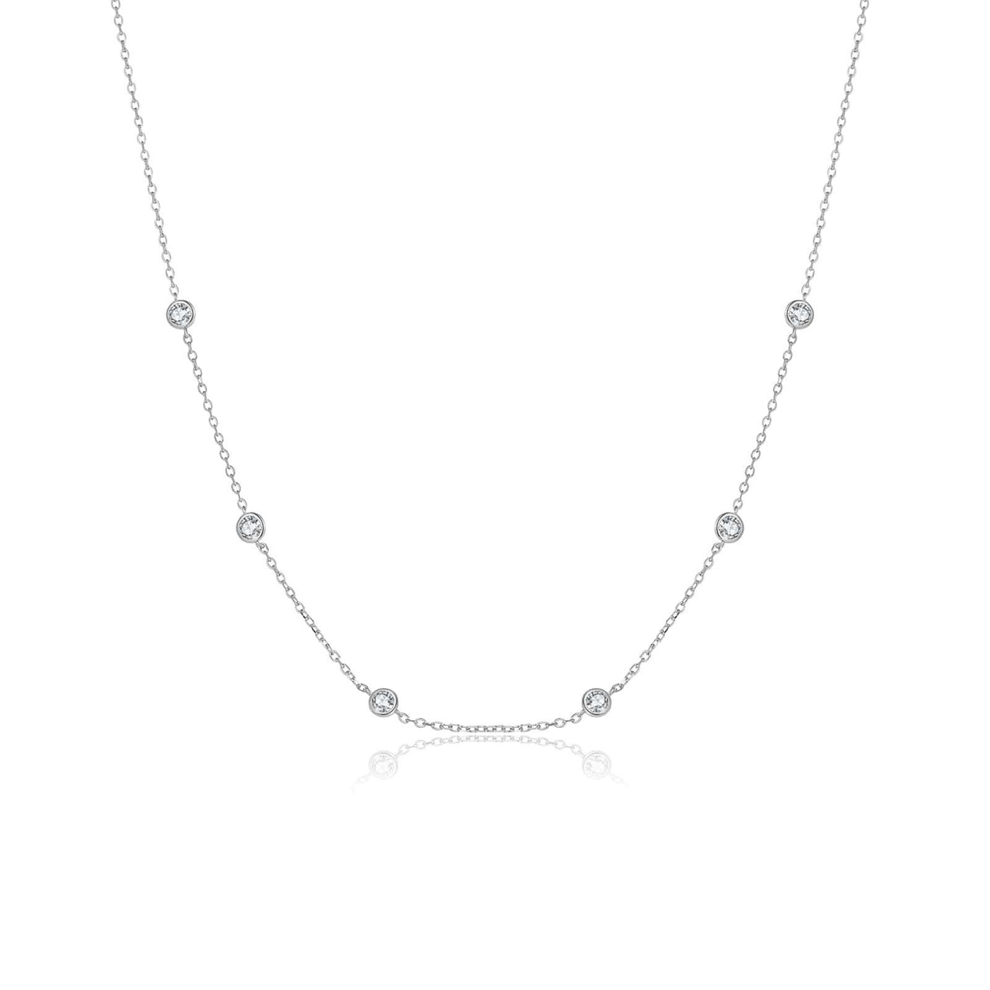 Halsband Glimmer Collar/Edge Silver Hb
