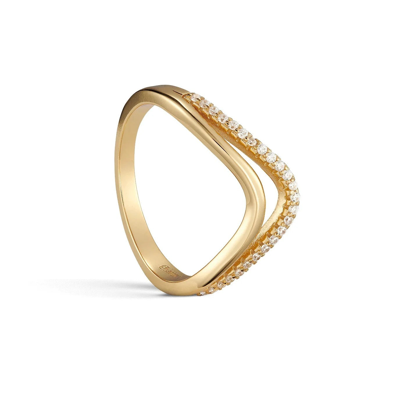 Ring Vivid/Edge Guld / 6 Ri