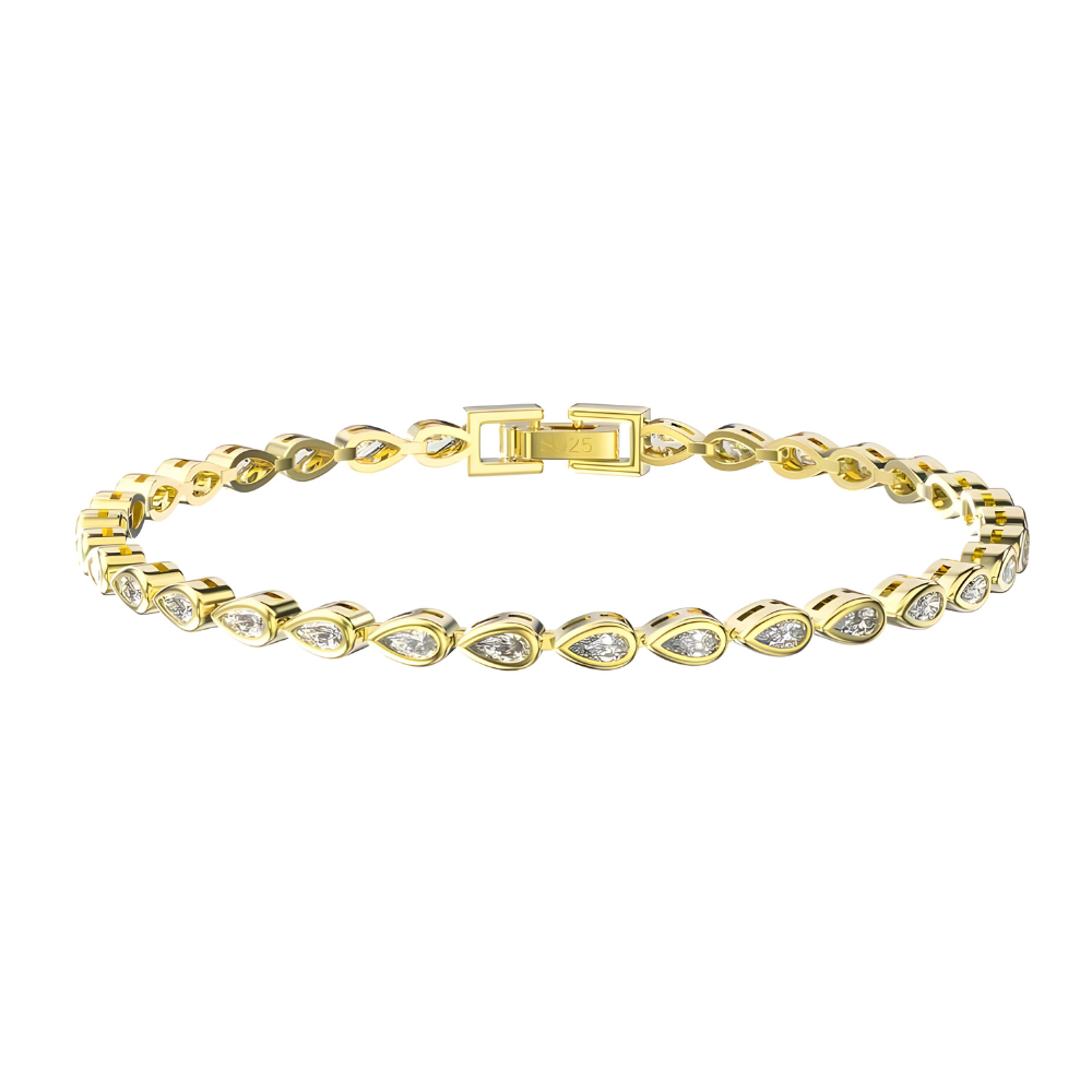 Armband Prestige/Edge Guld / 16.5Cm Ab