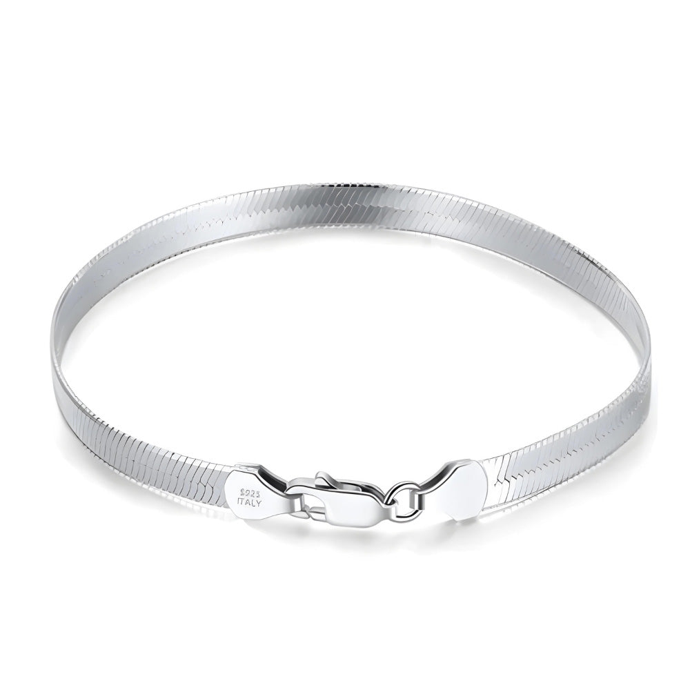 Armband Rattlesnake Rhythm/Edge Silver / 16.5Cm Ab