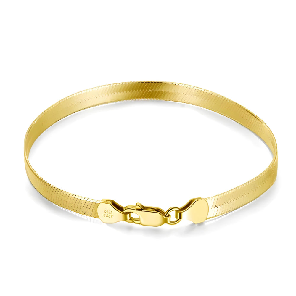 Armband Rattlesnake Rhythm/Edge Guld / 16.5Cm Ab