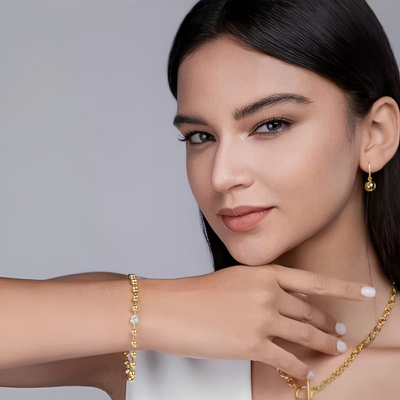 Armband Moissanite Illumina/Edge Ab