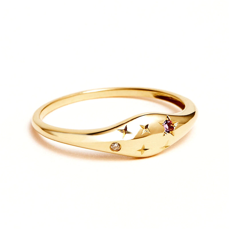 Ring Zodiac/Edge Vattumannen / 6 Ri