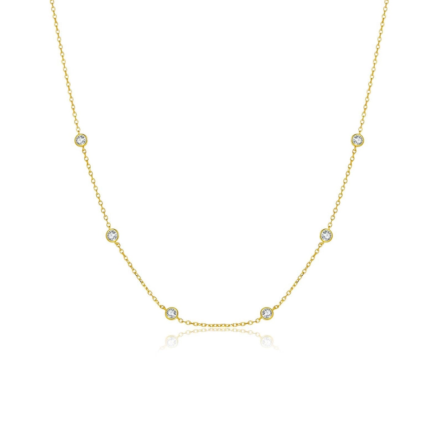 Halsband Glimmer Collar/Edge Guld Hb