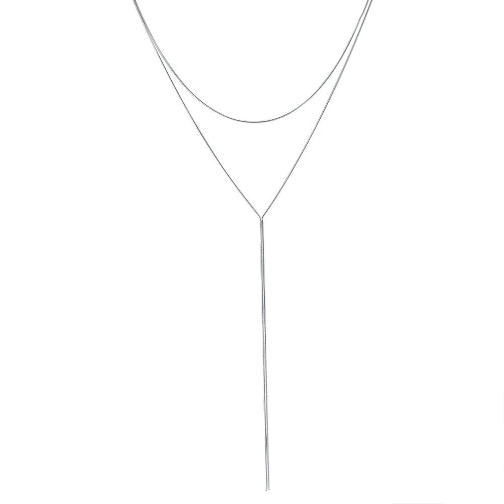 Halsband Layered Allure/Edge Silver Hb