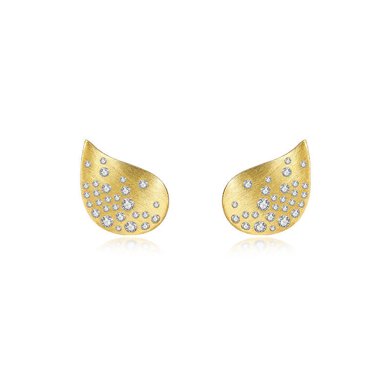 Örhängen Raindrop Studs/Edge Er