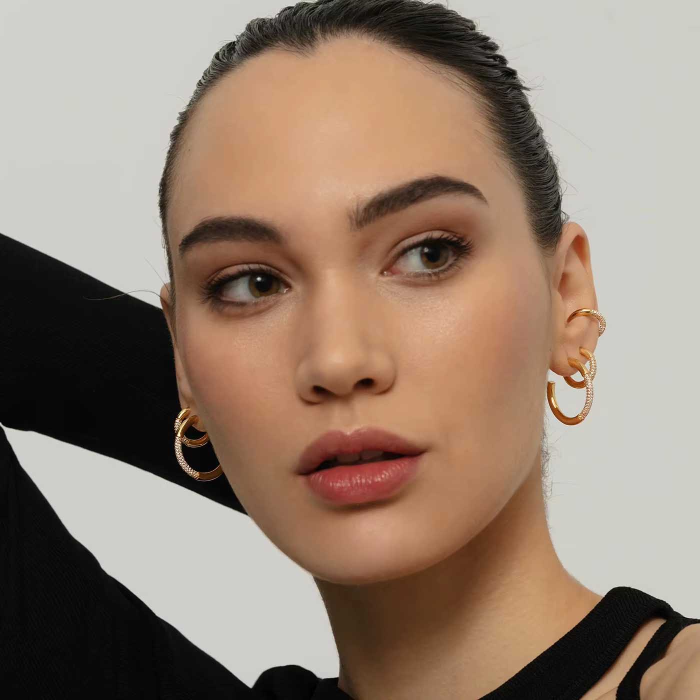 Örhängen Iconic Hoops s925