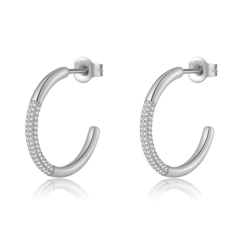 Örhängen Iconic Hoops s925
