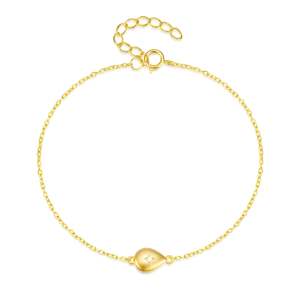 Armband Water Drop/Edge Guld Ab