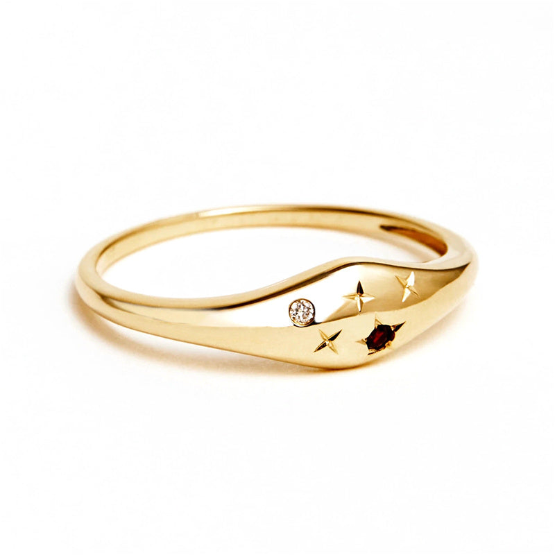 Ring Zodiac/Edge Stenbocken / 6 Ri