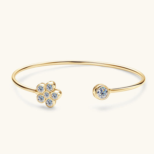 Armband Flower Hug/Edge Guld Ab