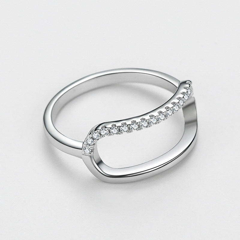 Ring Oblong Appeal/Blanche