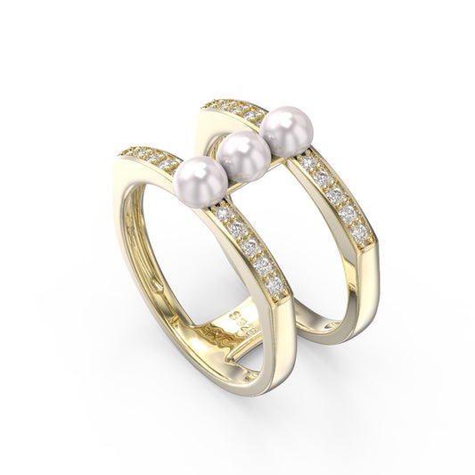 Ring Modern Pearl/Edge