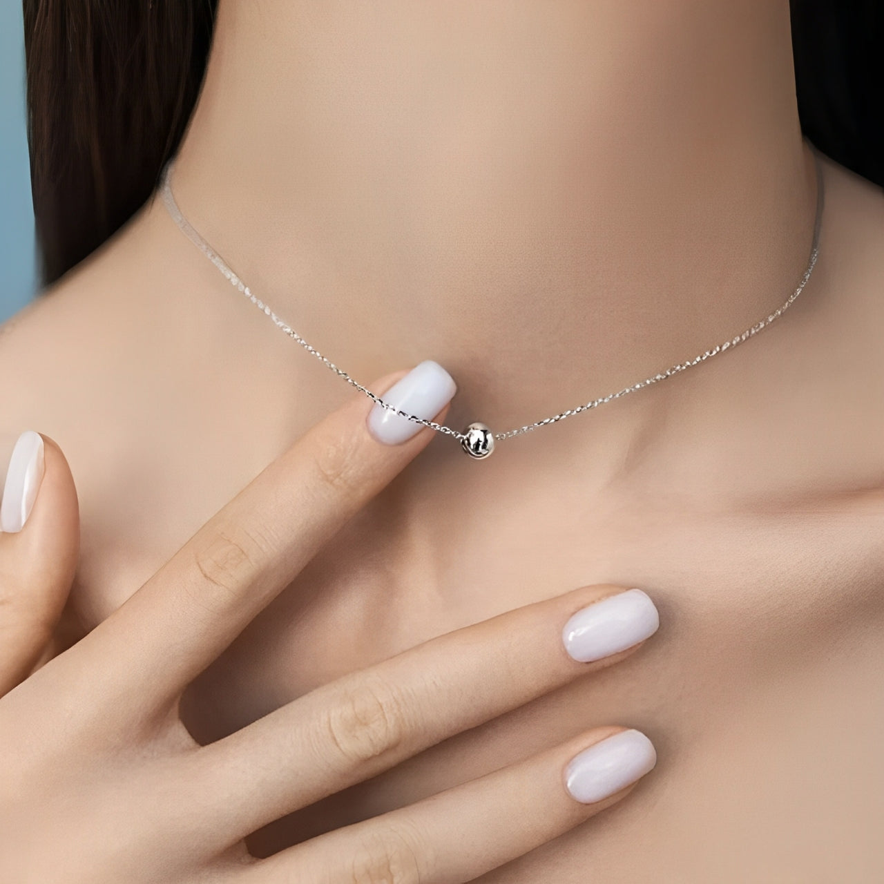 Halsband Dangling Bead s925
