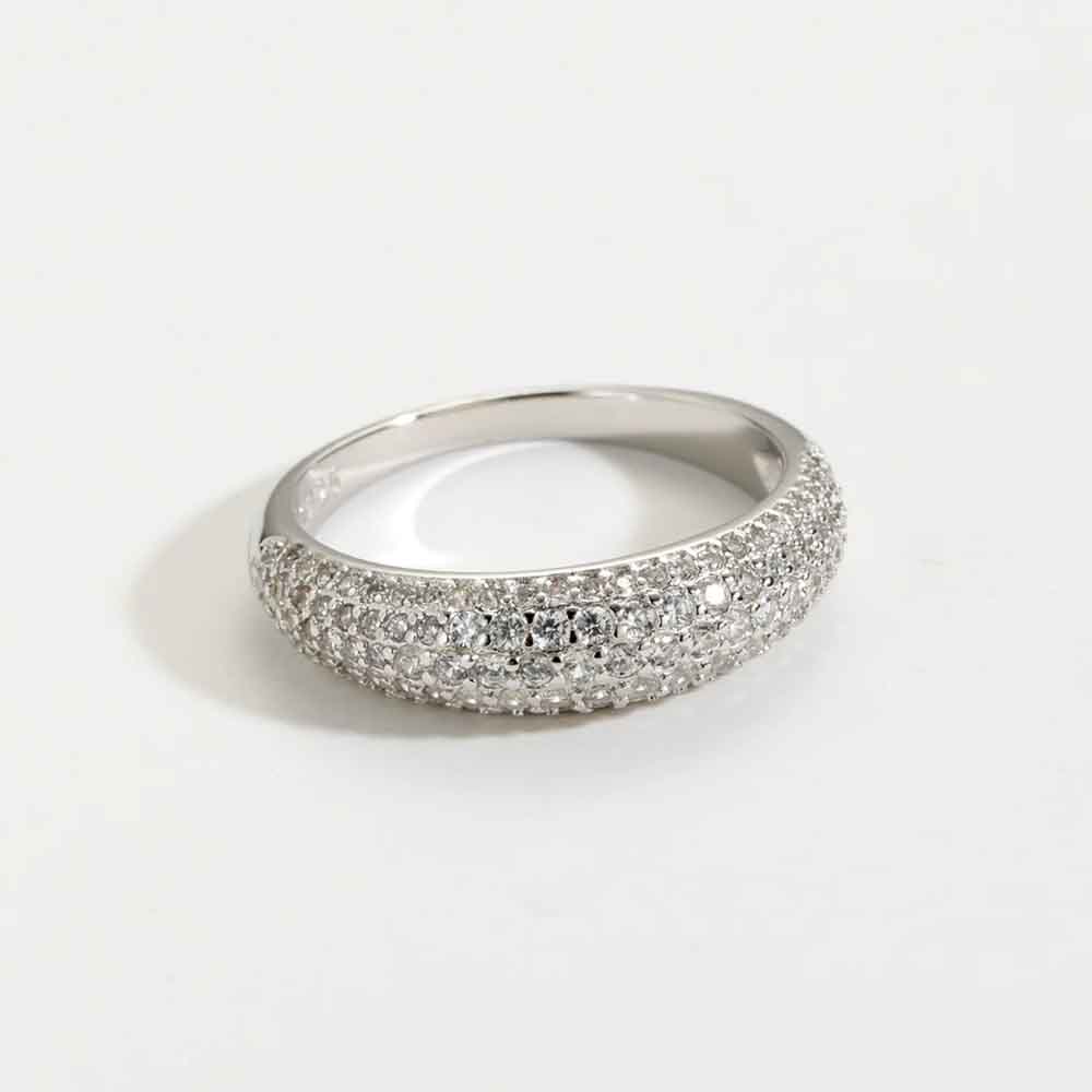 Ring Rhinestone Glitter/Edge